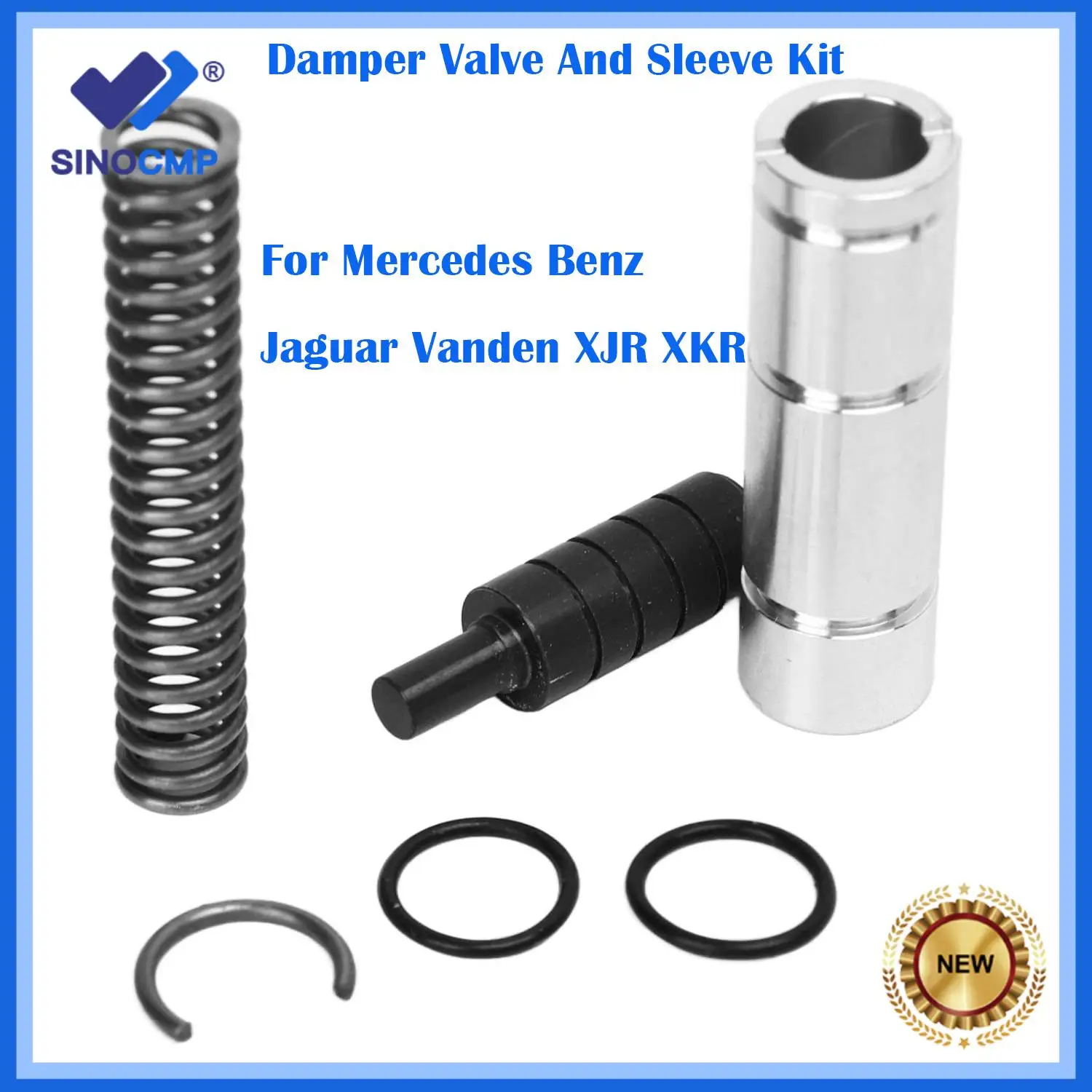 

1 комплект новых демпферных клапанов и втулок 68942 23K 99628 для Mercedes Benz Jaguar Vanden XJR XKR Late 722.6 1997-2009, автозапчасти