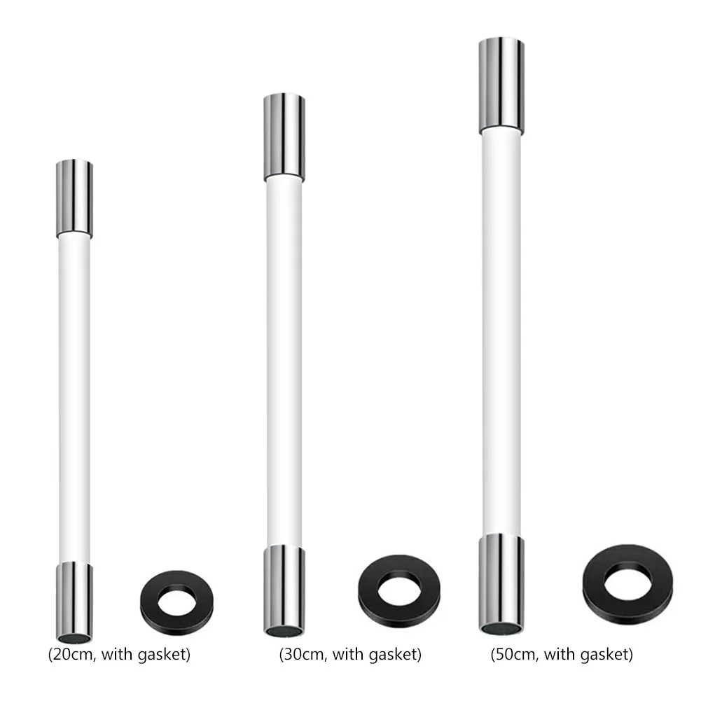 

360° Rotation Faucet Extension Extender Universal Bathroom Adjust Free Bending Faucet Splash-proof Universal Extension Tube