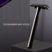 adjustable safety razor double edge stainless steel classic mens shaving mild to aggressive hair removal shaver razor shave man