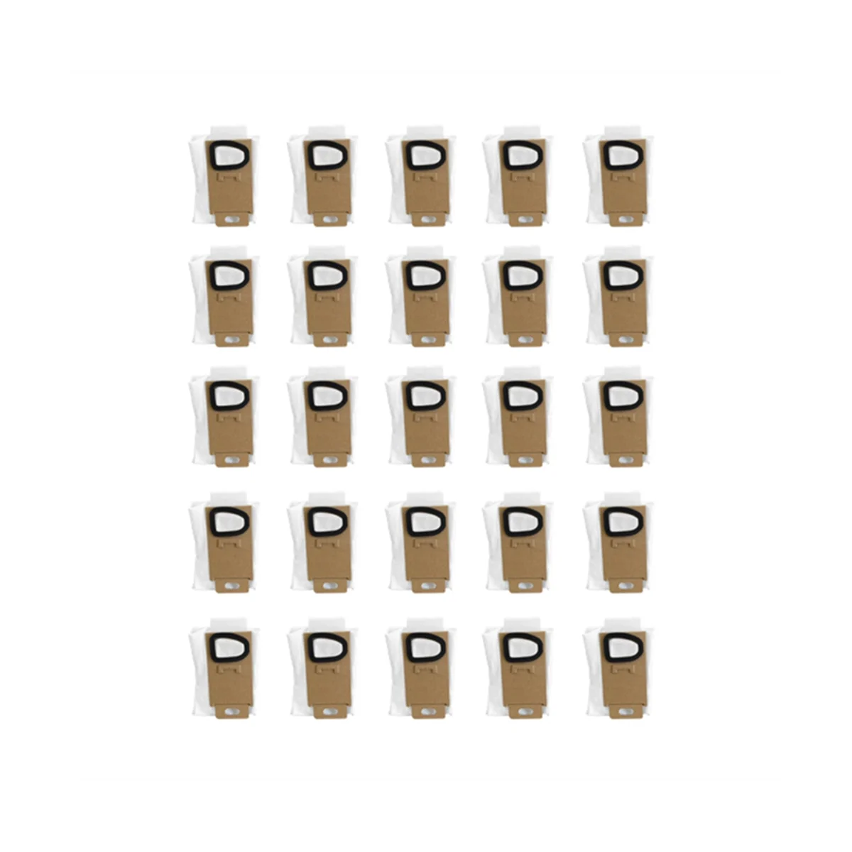 

25 Pack Replacement Dust Bags for Sweeping Robot H6 H7 Pure Cordless Vacuum Cleaner Dust Bag Accessories