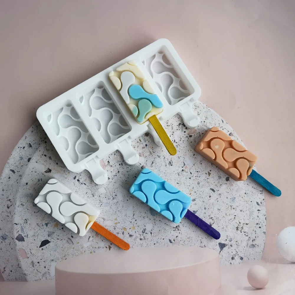 

New Form Hill Shape Summer Ice Cream Silicone Mold DIY Ice Pop Maker Freezer Fruit Juice Popsicle Mould Ice Tray Cake Baking Mol