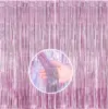Pink Foil Curtain Fringe Pink For Backdrop Party Back Drop Photo Booth Wedding Graduations Birthday Christmas Event 1