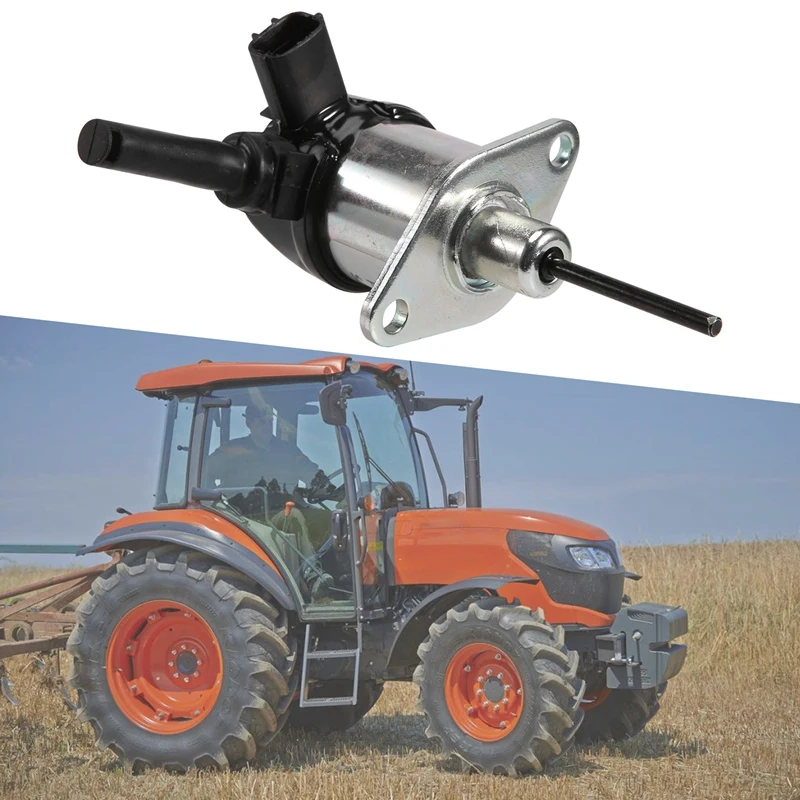 Соленоид отключения подачи топлива 12 В 1A021-60017 для Kubota D1503 D1703 D1803 Замена тракторной