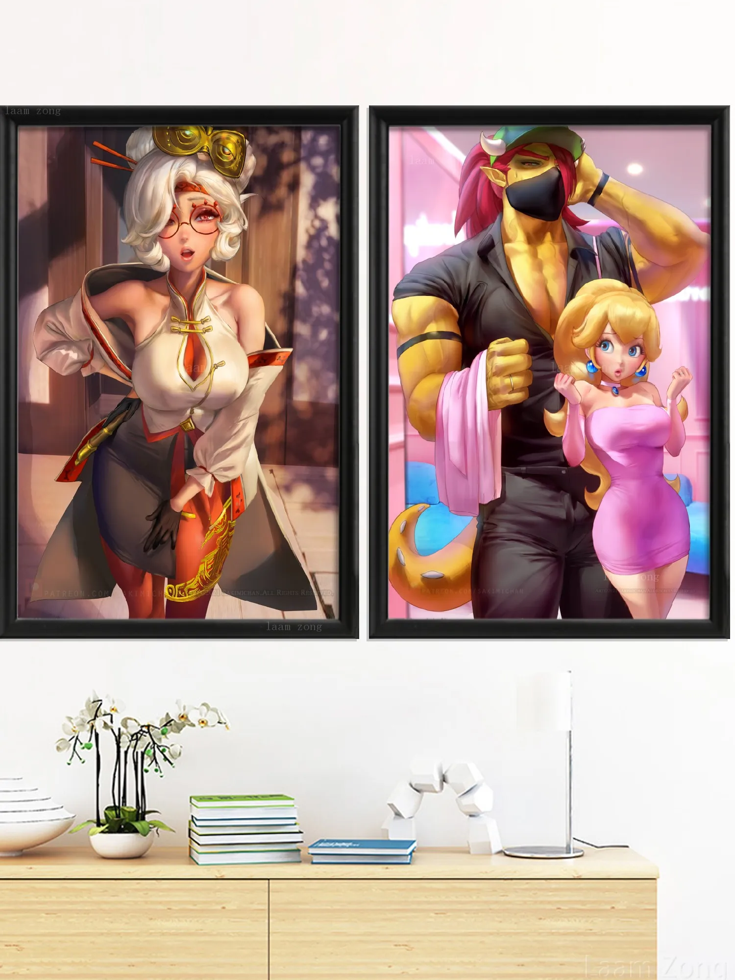 Link Genshin Impact Art-украшение плаката долина Стардью Люмине аниме сексуальная