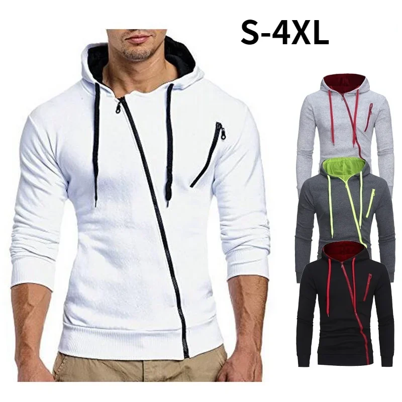 

Мужской Зимний пуловер с капюшоном, с длинным рукавом