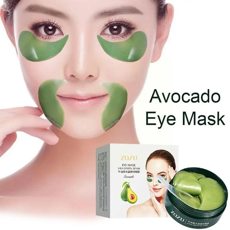 

Avocado Collagen Mask Natural Moisturizing Gel Eye Age 60 Circles Care Eye Dark Bag Skin patches Remove Anti Piece U9R9