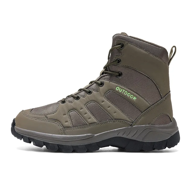 Men's Tactical Boots Military Boots Men's Military Desert Waterproof Ankle Men's Outdoor Boots Job Security Shoes Hiking Shoes