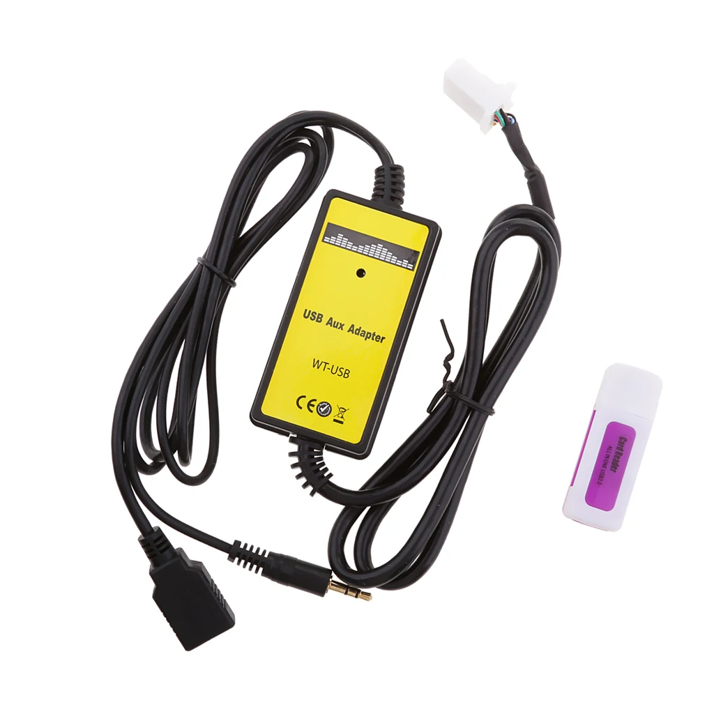 

Автомобильный USB MP3 радио интерфейс Aux In адаптер для