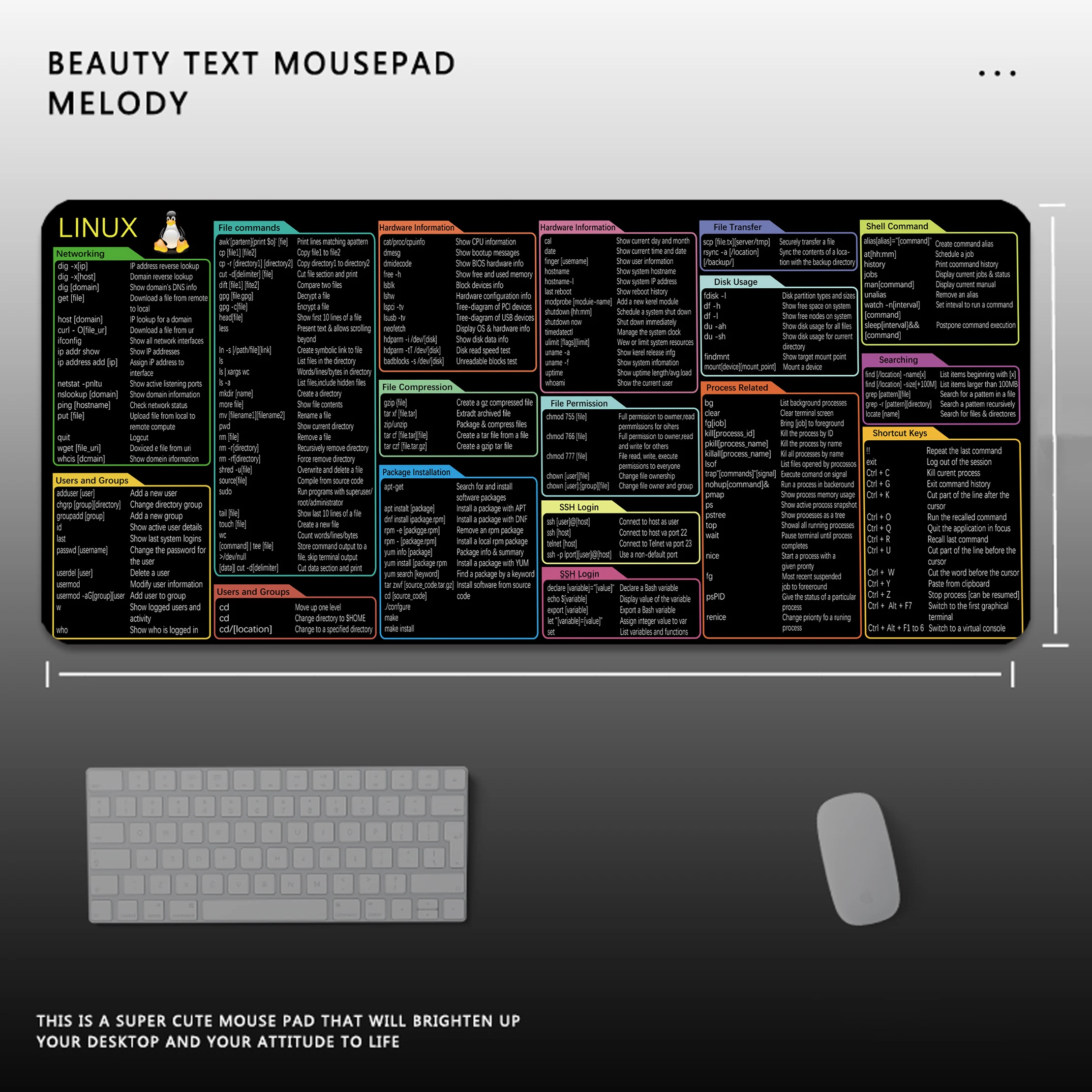 Коврик для мыши Pad Office Rug 80x30cm Table Mausepad с зажиженным антипроскальзывающим базовым