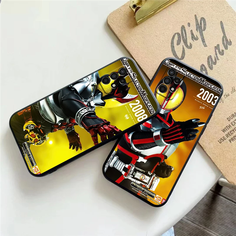 

Kamen Rider Phone Case For Samsung Galaxy A32 4G 5G A51 4G 5G A71 4G 5G A72 4G 5G Carcasa Liquid Silicon Silicone Cover Coque