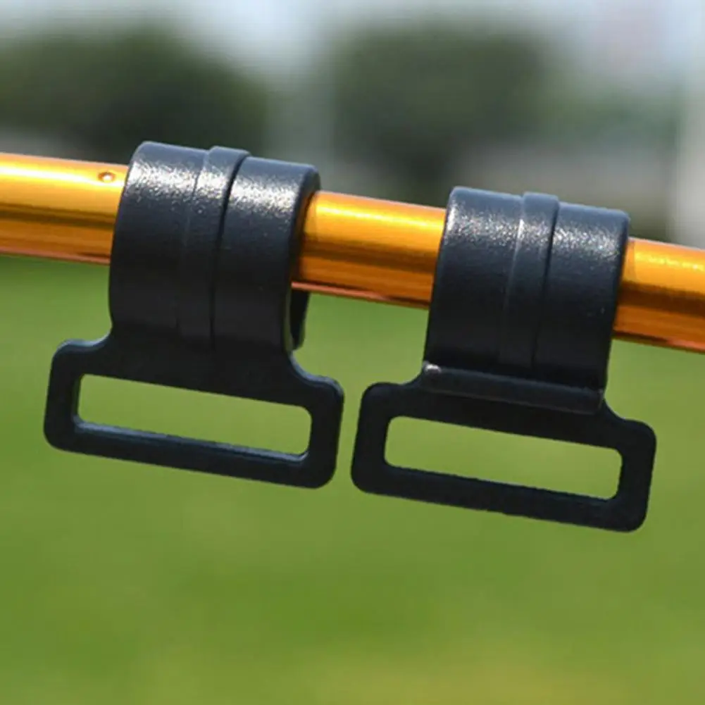 

10Pcs Camping Hook Highly Stability Thickened Windproof Unbendable High Hardness Fixed Plastic Camping Caravan Awning Tent Hook