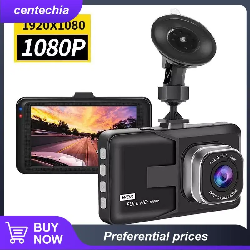 

Full Hd 1080p Dash Camera 3 Inch Dashcam Universal Video Recorder Portable Car Accessories Large Screen Mirror Driving Recorder