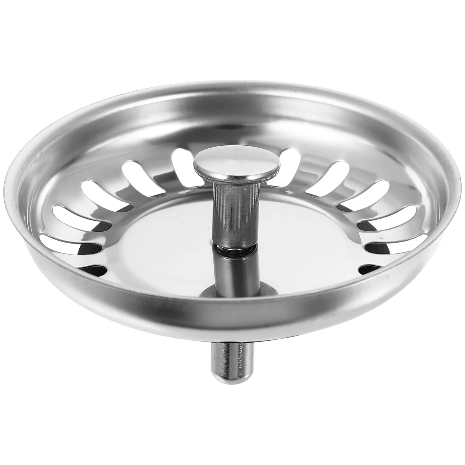 

Double-Layer Stainless Steel Kitchen Sink Strainer Waste Plug