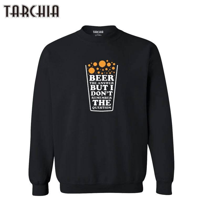 

TARCHIA Autumn Winter Mens Sweatshirt Print Casual Stylish Hip Hop Keep Life Simple Pullovers Hoodies Sportswear Tops Oversized