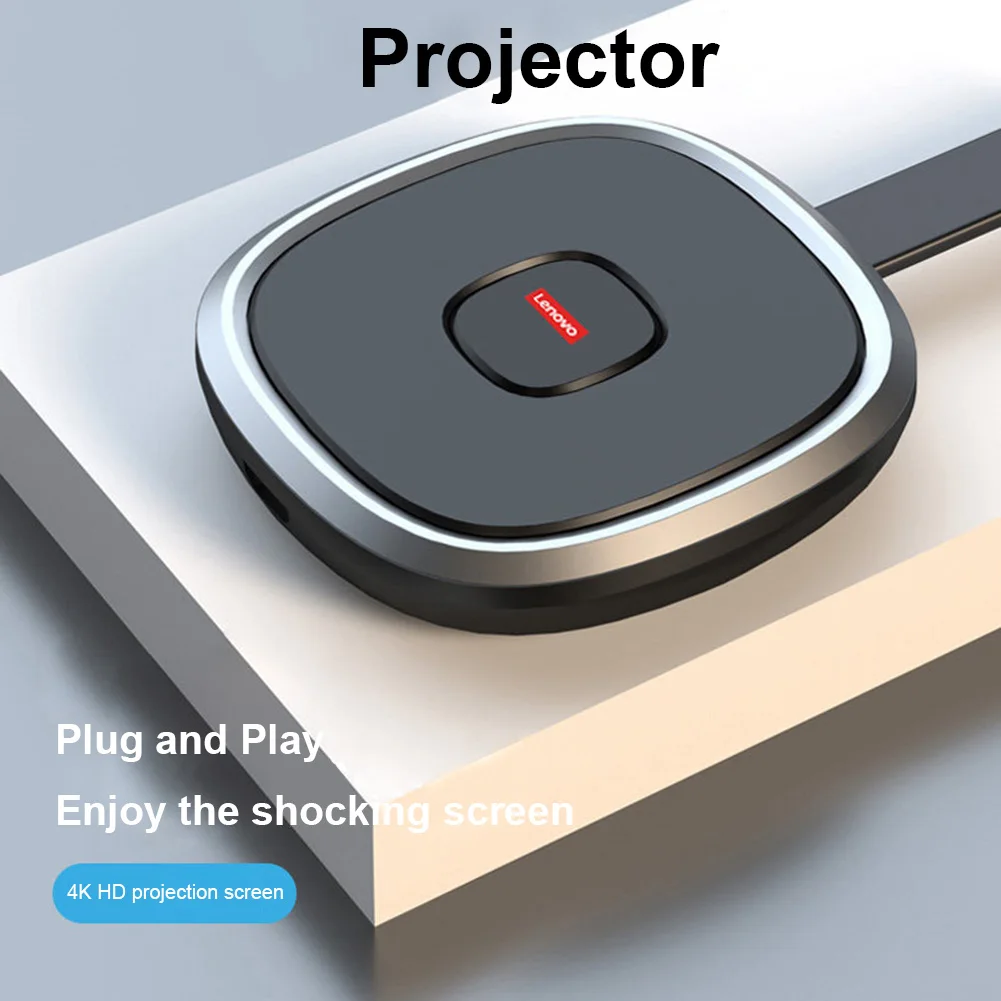 

Приемник дисплея 4K, адаптер HDMI-совместимый, беспроводной адаптер для HD-дисплея, медиа-стример с присоской для телефона, компьютера