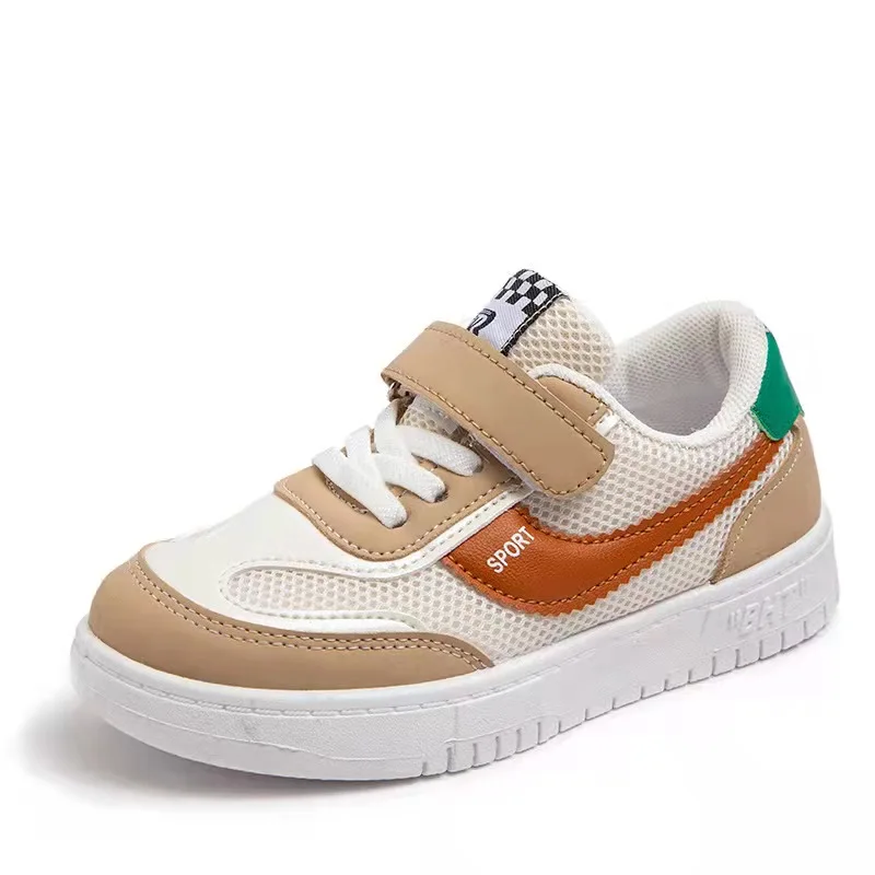 

Спортивные кроссовки для мальчиков, осень 2022, детская кожаная повседневная обувь, баскетбольные кроссовки для мальчиков, брендовые школьны...