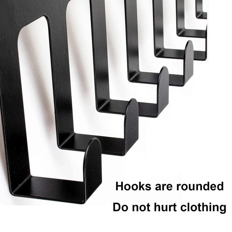 

Over The Door Hooks Hanger - With 8 Hooks, Towel Hooks For Bathrooms,Bedrooms With Cat Decor, Hat Door Hanger