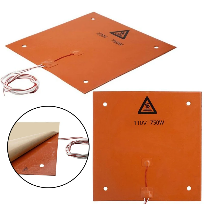 

Silicone Heater 310x310mm 110/220V 750W Heating Pad For For High Power, Low Temperature Home Improvement
