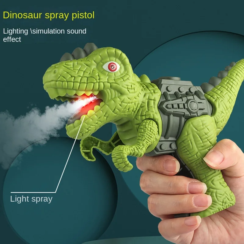 

Dinosaur Water Gun Sound and Light Effects Realistic Tyrannosaurus Rex and Triceratops Models, Fun Toys for Boys, Girls and Kids