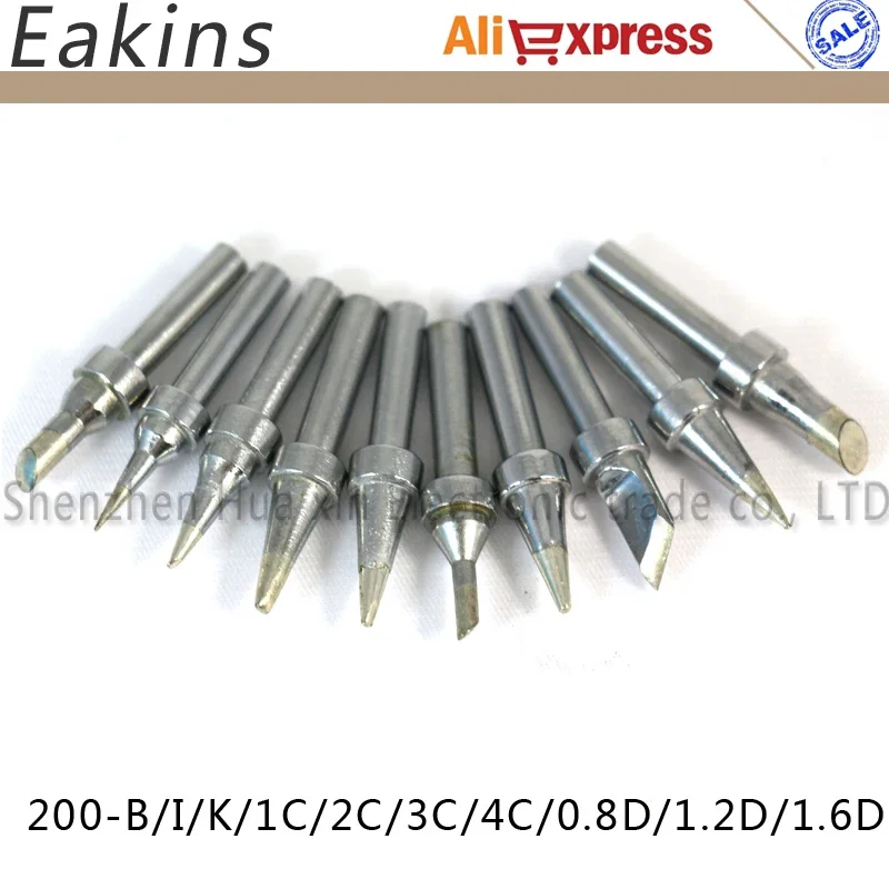 

10 шт./лот 200 паяльное жало ATTEN/QUICK 203H/204H/502/503/504 высокочастотная паяльная станция жало