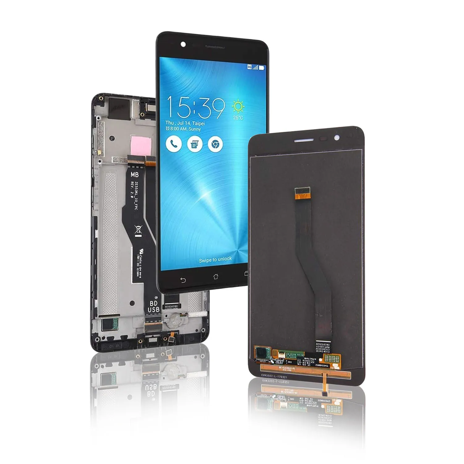 original lcd for asus zenfone 3 zoom s ze553kl z01hda display premium quality touch screen replacement parts mobile phone repair free global shipping