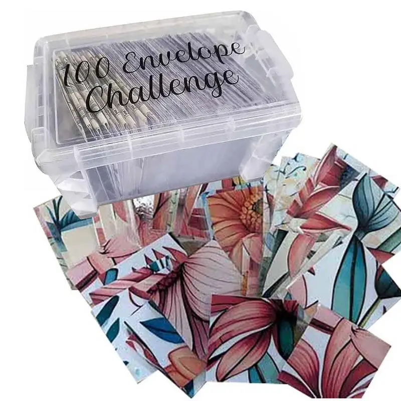 

100 Envelope Challenge Saving Money In 100 Days Budget Planning Handbook With Storage Box Mastering The Progress And Repay Loan