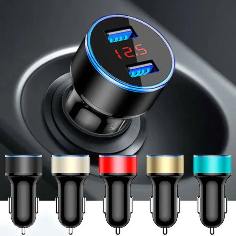 Автомобильное зарядное устройство с двумя USB-портами 5 В 3 1 А