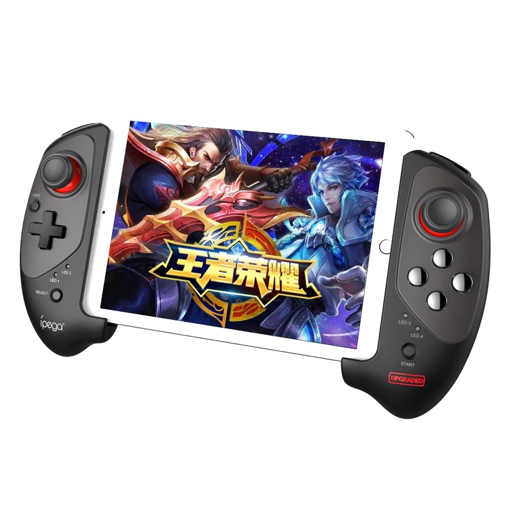 

IPEGA red bat mobile phone Wireless Bluetooth Game Controller Gamepad for iOS / Android Telescopic Handle Pad