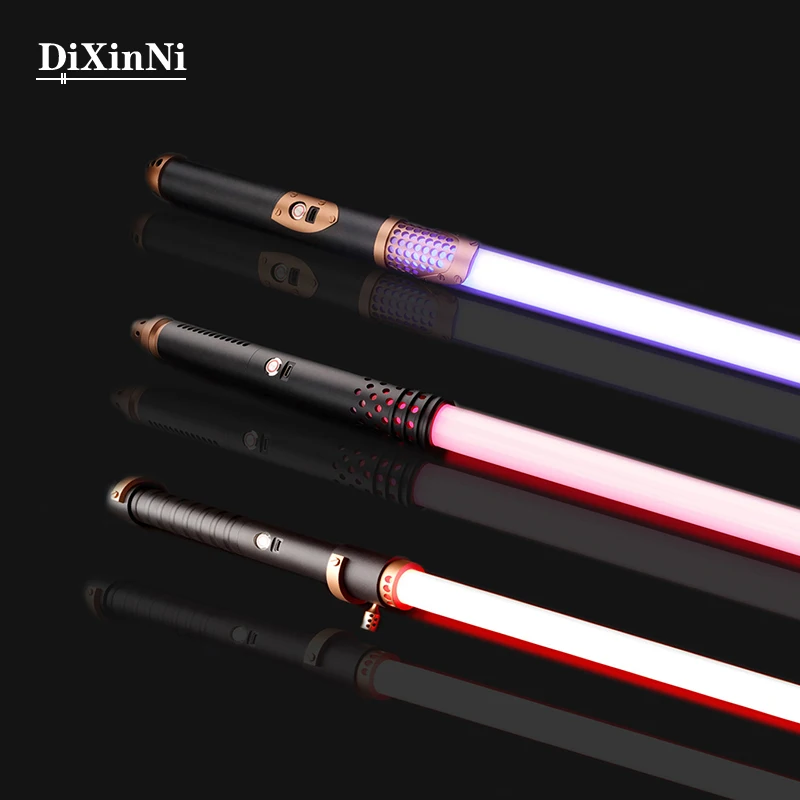 

RGB Lightsaber Metal Laser Sword 12 Colors Change 12 Sets Soundfonts Force FX FOC Blaster Toys Sabre De Luz Espada Rave Weapon