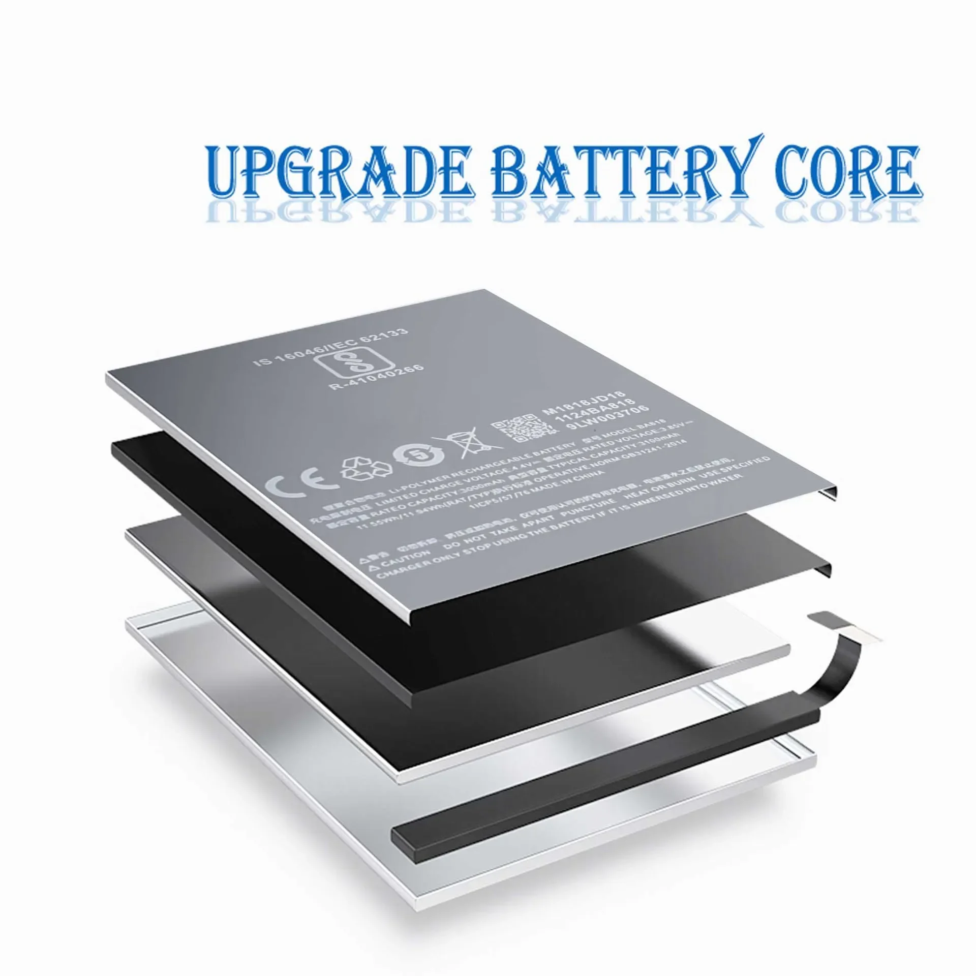 High Quality Replacement Battery For Meizu C9 Pro M819H M818H Built-in BA818 High-capacity Lithium Batteries
