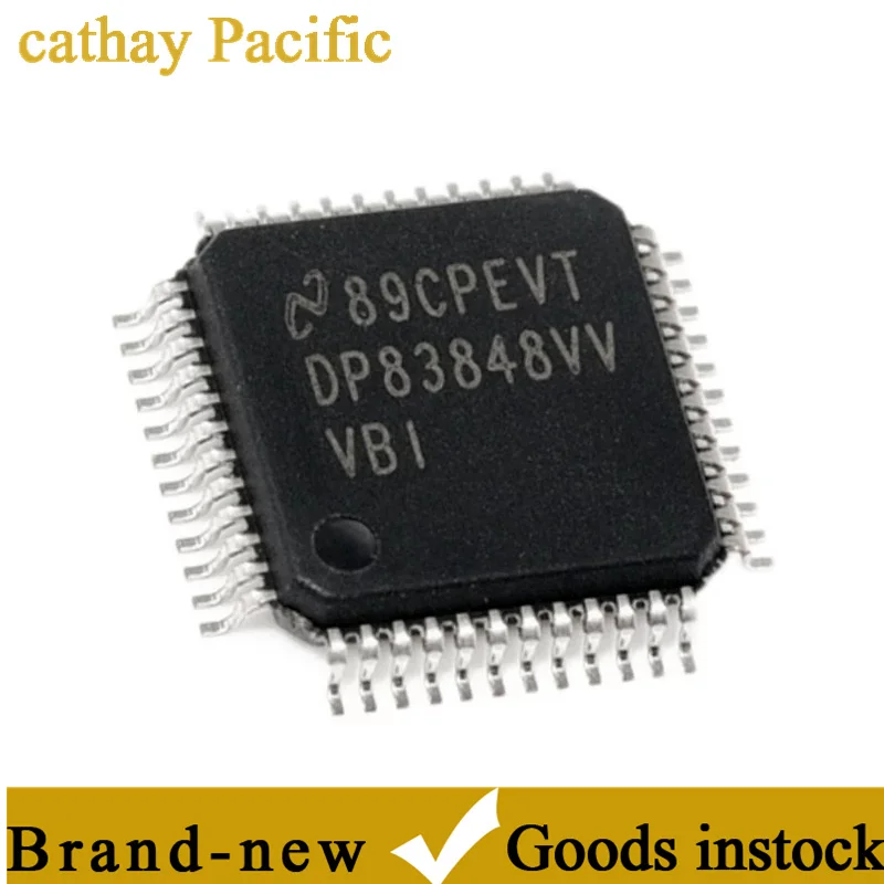 New stock DP83848VVVBI SMD LQFP-48 Ethernet transceiver IC chip DP83848VV