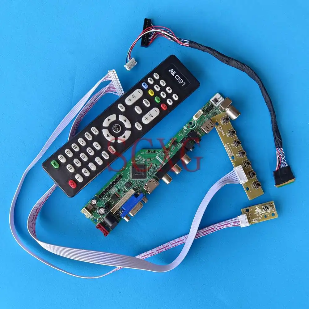 

For N173O6-L02 Display Controller Board Kit Tablet PC 1600 900 17.3" TV Analog Signal 40 Pin LVDS VGA AV USB HDMI-Compatible