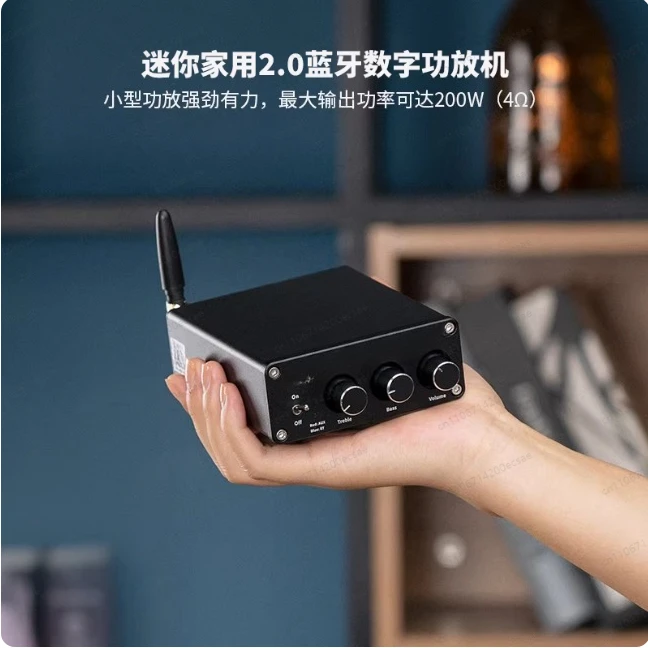 Фото Цифровой усилитель мощности BT20A с Bluetooth |   Блок питания 24В 4.5А в комплекте, домашняя стереосистема Mini HIFI, звук аудиофильского качества №3