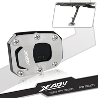 x adv 750 aluminium foot side stand extension kickstand for honda xadv750 2021 x adv750 xadv motorcycle sidestand plate enlarge