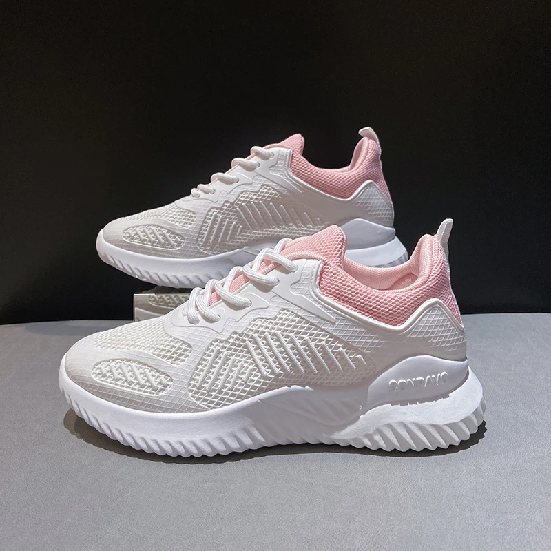 

New Sport Sneakers Shoes Women Comfortable Flat Walking Sneakers Women 2023 Breathable Running Shoes Ladies Casual Sport Shoes