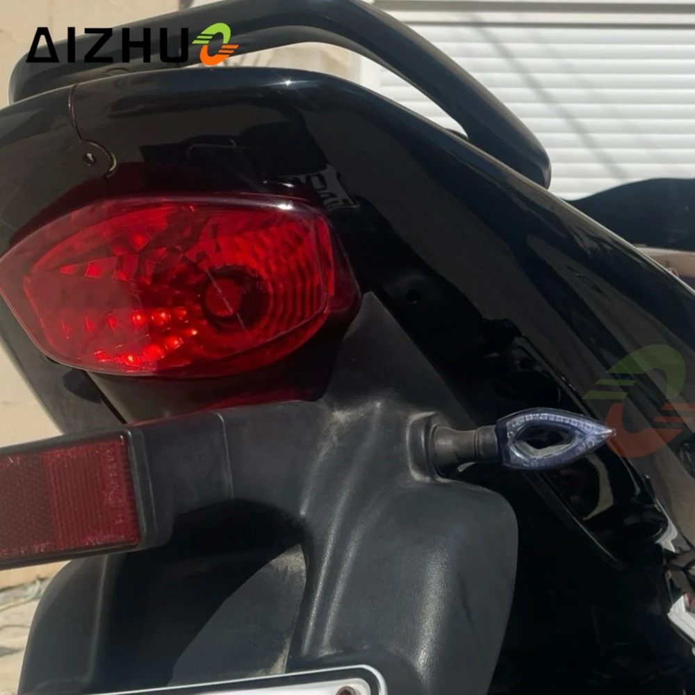 Фото Для Honda CBR600RR 2007-2024 CBR600RR 600RR ABS мотоциклетные светодиодные указатели поворота с янтарным лезвием, короткие указатели поворота №2