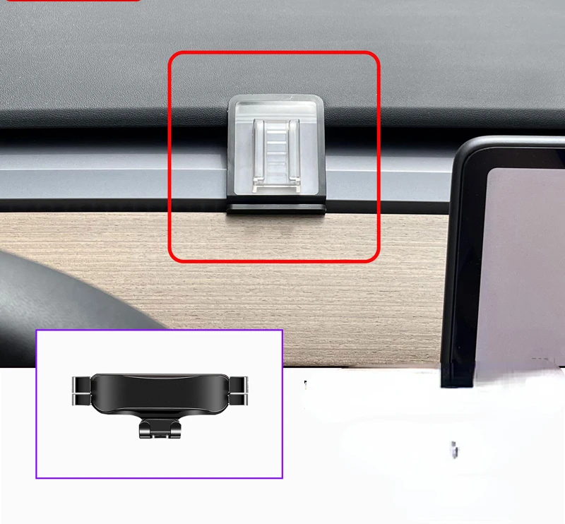 

Car Styling Mobile Phone Holder For Tesla Model 3 Model Y 2016-2022 Air Vent Mount Gravity Bracket Stand Accessories