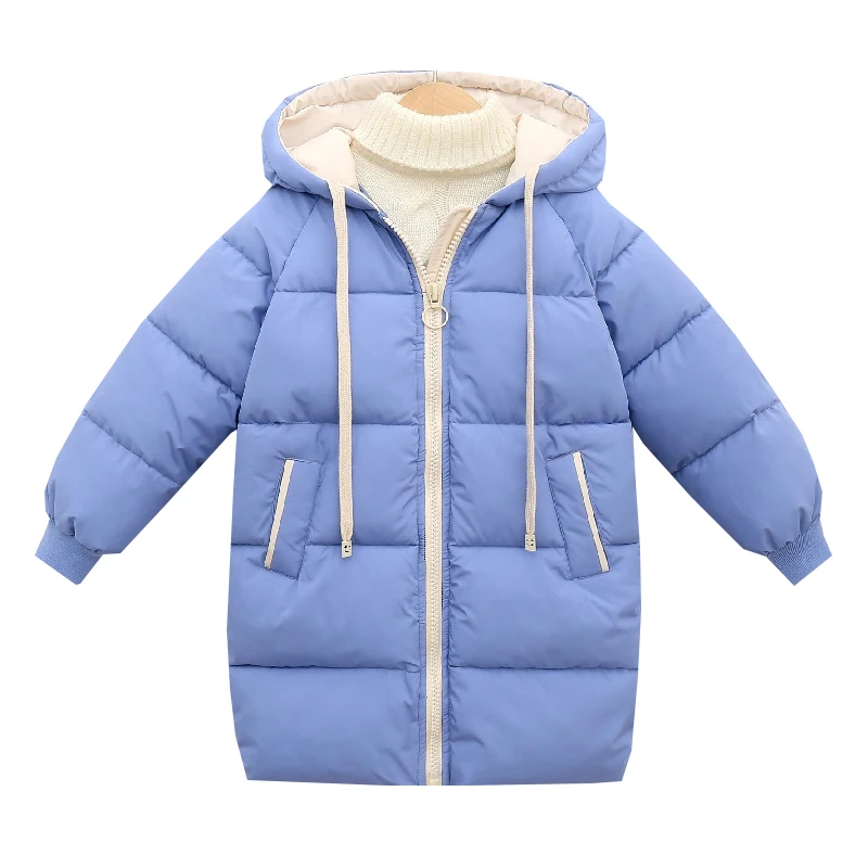 

Теплая зимняя куртка с капюшоном, на возраст 2-10 лет