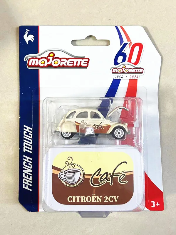 Majorette 5013 Французский сенсорный фургон 60-летия T1 CITROEN 2CV 1/64 Литая под давлением