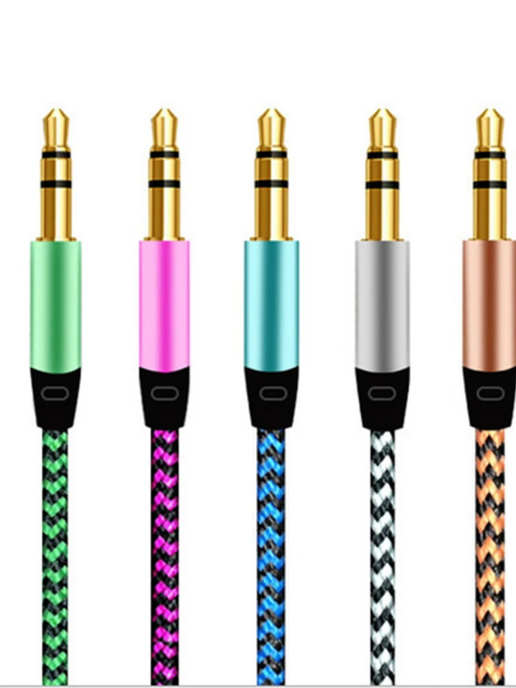 

Автомобильный аудиокабель с нейлоновым разъемом, 1 м, от 3,5 мм до ММО