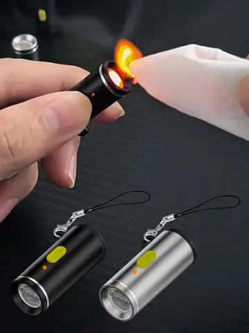 Мини-воспламенитель Type-c, компактная электрическая зажигалка типа C, удобная переноска и хранение, подходит для портативного зажигания на открытом воздухе