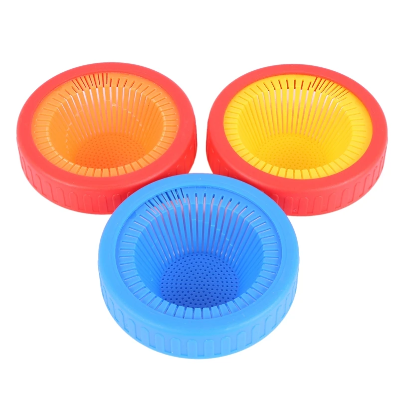 

Пластиковые крышки для проращивания, колпачки для сетки для проращивания банок с силиконовыми уплотнительными прокладками для банка с шир...