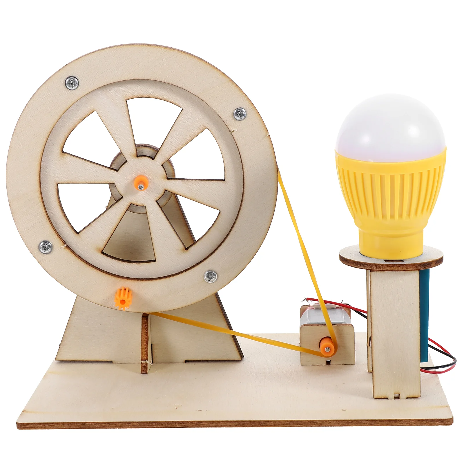 

Manual Generator Plaything Crank Scientific Experiments Children Hand Model Educational Science Toys DIY Teaching Light Bulbs