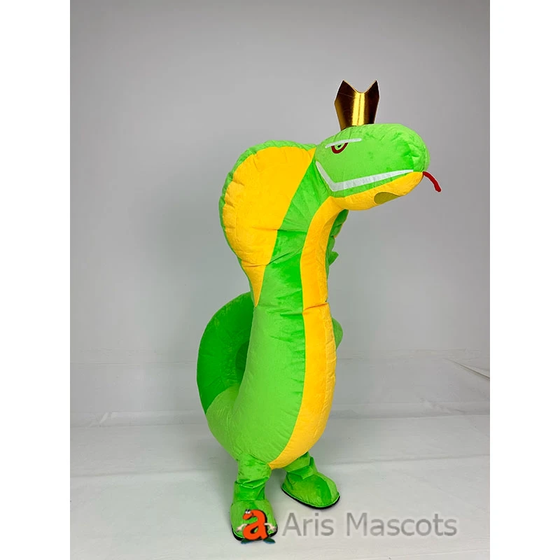 2 м/2 6 м реальная змея косплей костюм полный надувной для китайских новогодних