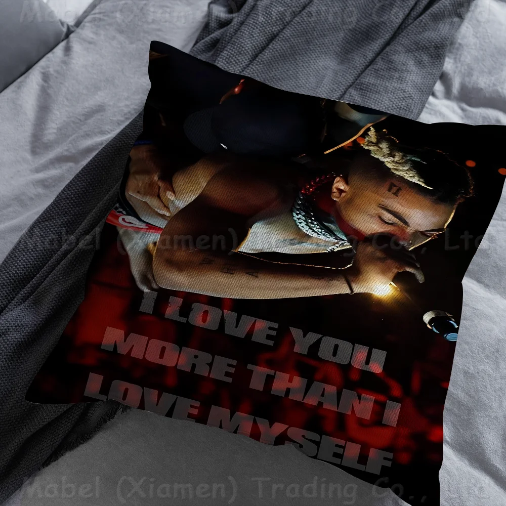 X-XXXTENTACION Hot Rapper Personalized Pillow Cover Kids Bedroom Wild Party Decor Pillowcase Kid Birthday Shower Gift