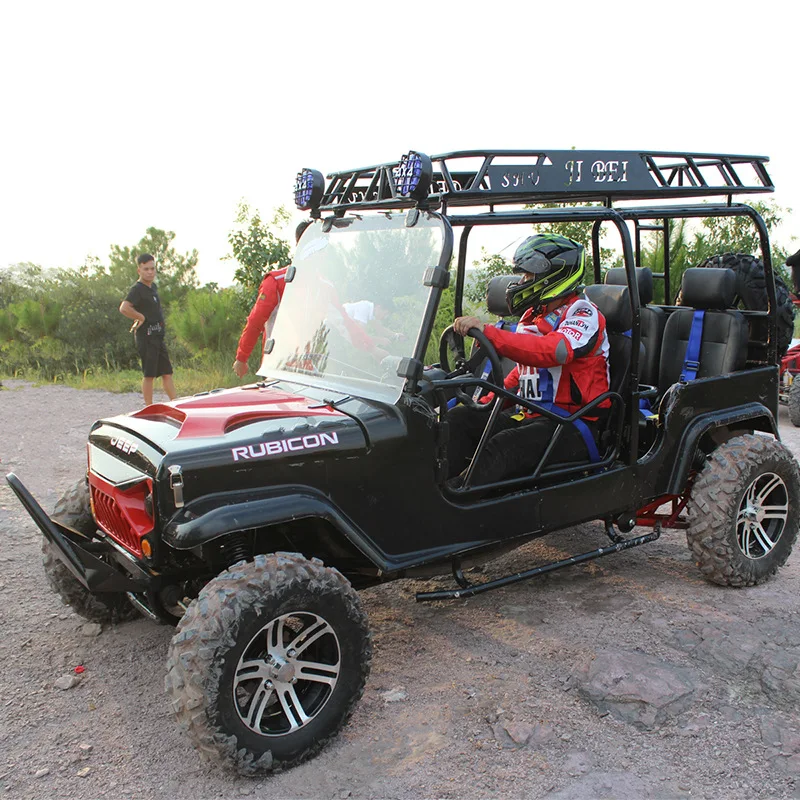 Хорошо продаваемый 4-местный 4X4 UTV 400cc внедорожник бензиновый мотовездеход Багги