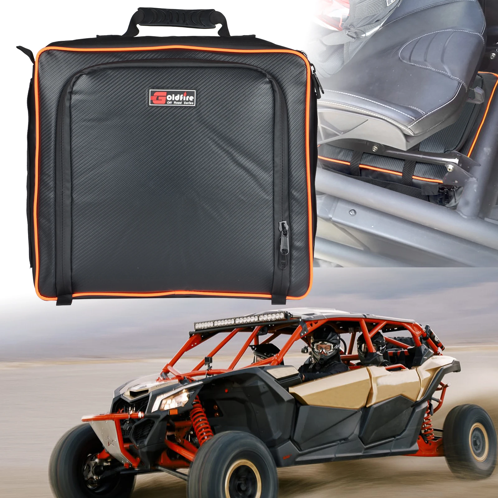 

For Maverick X3 Storage Accessories Under Seat Bag Gear Strorage Organizer Tool Pouch fits for Can-Am Maverick X3 2017-2021