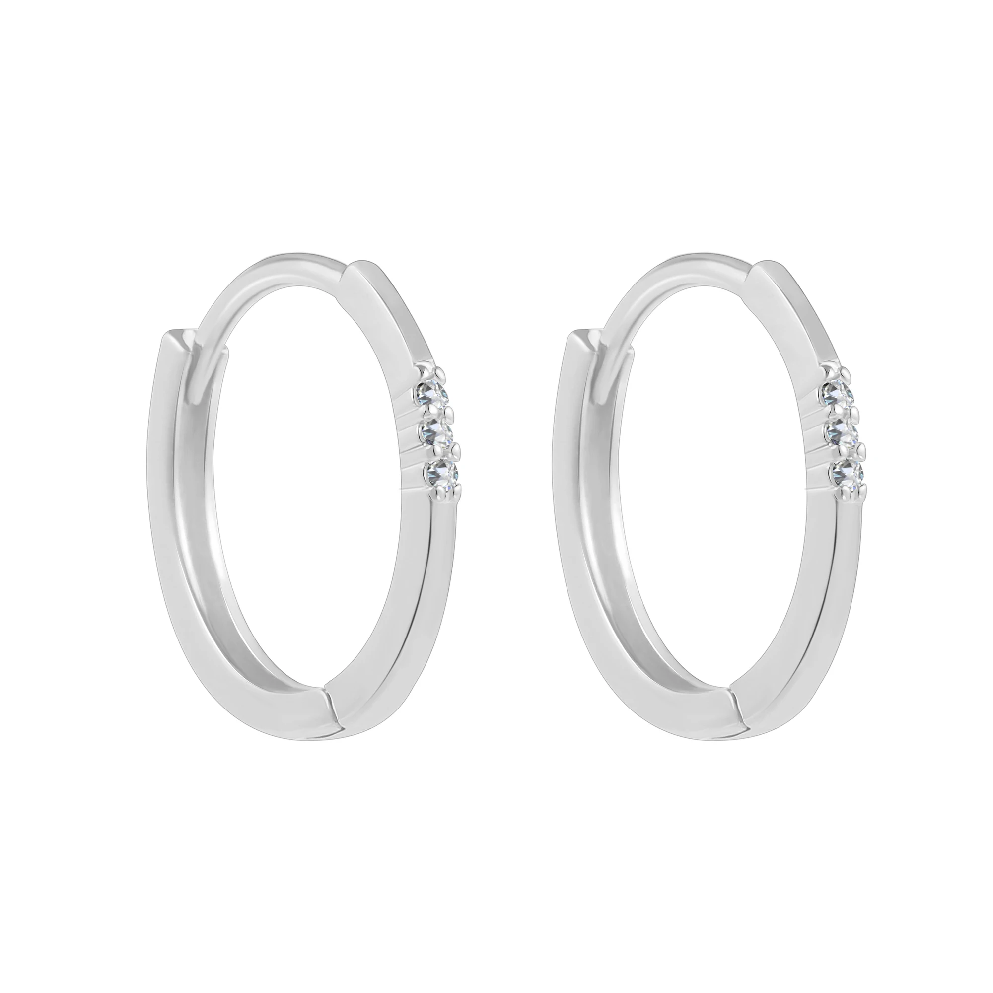 

Круглые Гладкие серьги-кольца Beadsnice, брифы серебристого цвета для мужчин и женщин