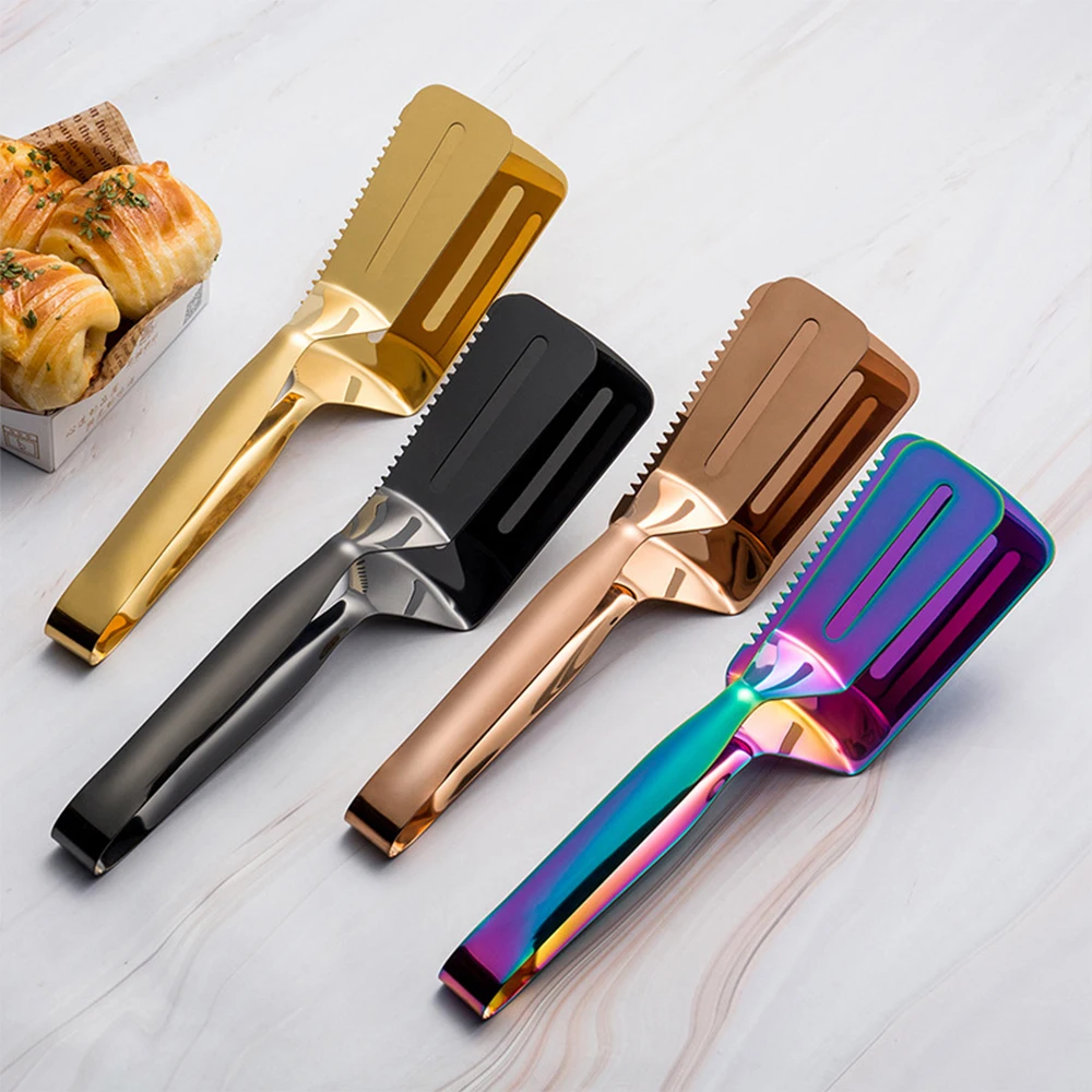 Кухонные щипцы из нержавеющей стали лопатка для стеков зажим хлеба салата