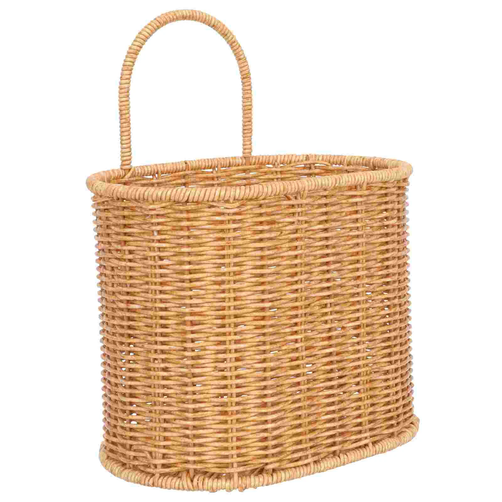 

Rattan Wall Basket Wall-mounted Sundries Storage Basket